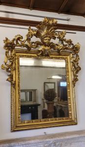 Pair of gilded mirrors